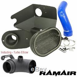 Bleu ramair Air Filtre Stage 2 Admission Turbo Coude Kit For Vw Golf mk7 TSI Gti