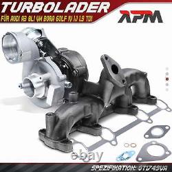 Turbo pour Audi A3 8L1 VW Bora Golf IV 1J Skoda Octavia I Seat Leon 1.9 Tdi